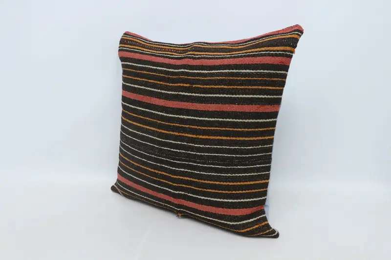 Handmade Pillow Case, Pillow Sham, Interior Designer Pillow, Art Deco Cushion, Pillow for Sofa, 28x28 Brown Pillow, Home Decor Pillow - 4