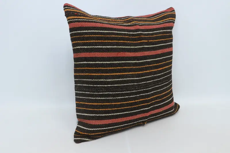 Handmade Pillow Case, Pillow Sham, Interior Designer Pillow, Art Deco Cushion, Pillow for Sofa, 28x28 Brown Pillow, Home Decor Pillow - 3