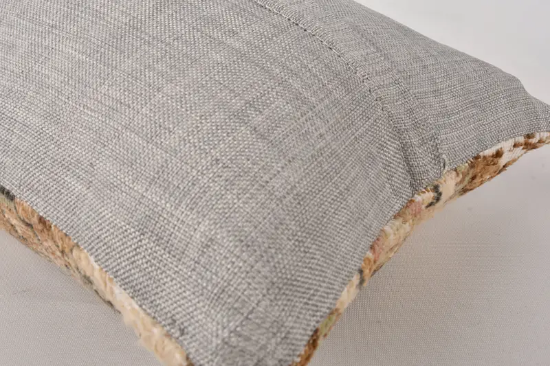 12x24 Beige Cushion, Throw Kilim Pillow, Kilim Pillow, Pillow Case, Wool Kilim Pillow Cushion Case, Vintage Kilim Throw Pillow - 8