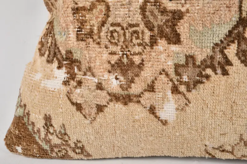 12x24 Beige Cushion, Throw Kilim Pillow, Kilim Pillow, Pillow Case, Wool Kilim Pillow Cushion Case, Vintage Kilim Throw Pillow - 4