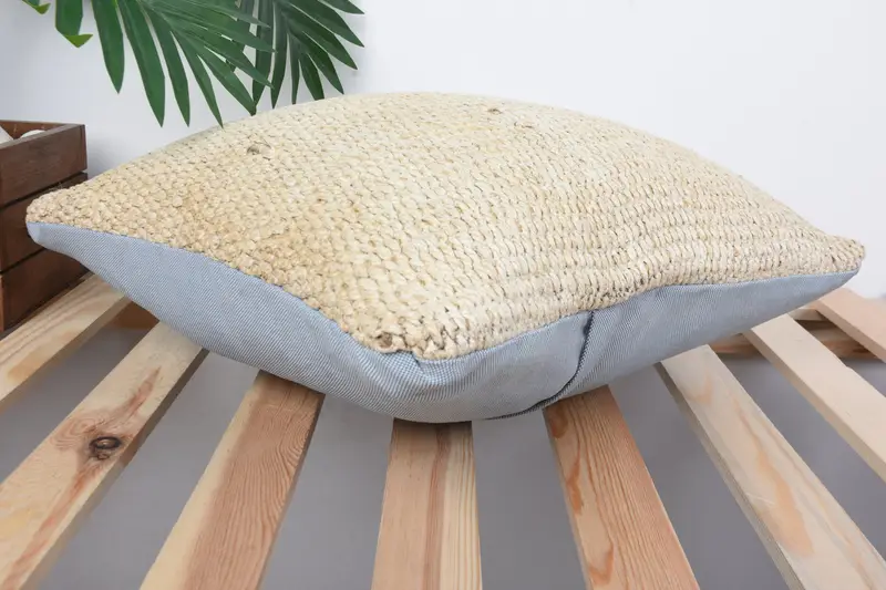 Interior Designer Pillow, Bolster Throw Pillow, Home Decor Pillow, Pillow, 16x16 White Pillow Cover, Decorative Throw Cushion, Kilim Pillow Cover - 6