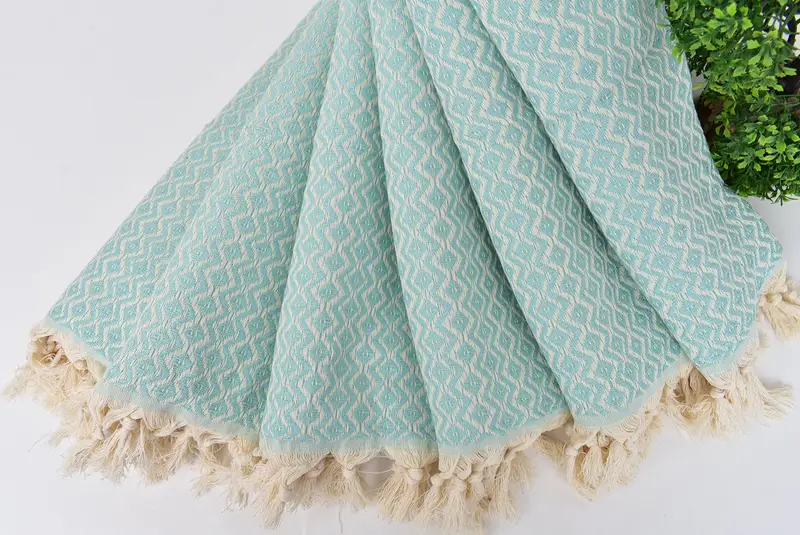Family Gift, Bridal Shower Gift, Personalized Dish Towel, Custom Turkish Towel, 36x18 Cotton Diamond Towel, Kitchen Towel, Turkish Hand Towel - 4