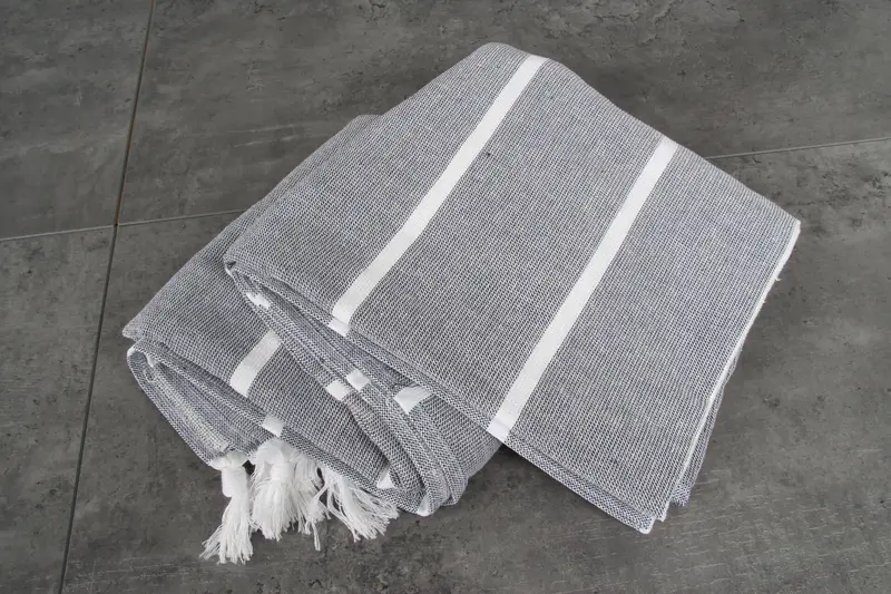 64x40 Cotton Striped Terry Towel, Bridesmaid Favors, Soft towel, Travel towel, Custom Wedding Gifts, Handmade Turkish bath towel for summer vacation - 6