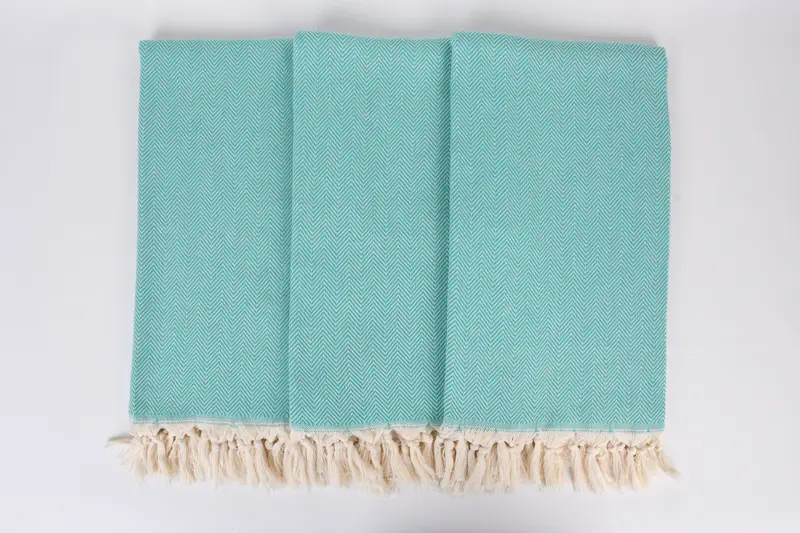 Bath towel, Boyfriend Christmas Gift, Bridal Shower Gift, Unique Wedding Gift, Monogram Towels, Personalized Towel, 70x40 Cotton Herringbone Towel - 7