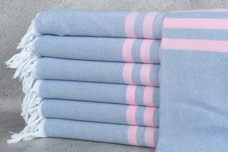 Home Decor Gifts, Personalized Towel Gift, Turkish beach towel, 70x36 Cotton Striped Towel, Custom Beach Towel, Best Friend Christmas Gift - 1