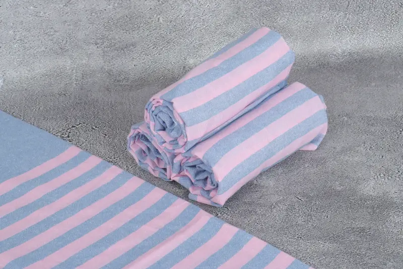 Home Decor Gifts, Personalized Towel Gift, Turkish beach towel, 70x36 Cotton Striped Towel, Custom Beach Towel, Best Friend Christmas Gift - 8