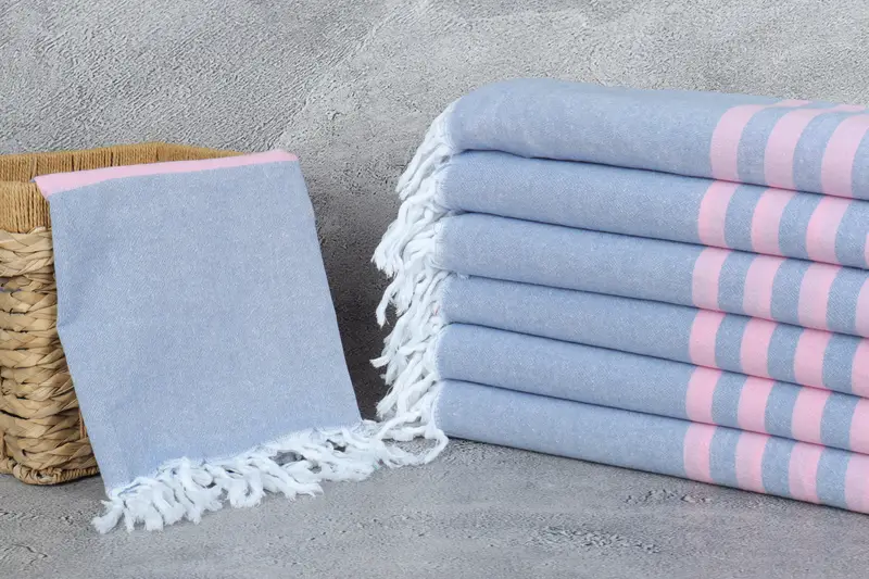 Home Decor Gifts, Personalized Towel Gift, Turkish beach towel, 70x36 Cotton Striped Towel, Custom Beach Towel, Best Friend Christmas Gift - 3