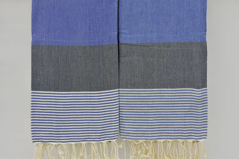 68x40 Cotton Striped Towel, Beach Towel Gift, Embroidered Beach Towel, Lightweight towel, Bridesmaid Gifts, Best Wedding Gift, Gift Boxes Towel - 6