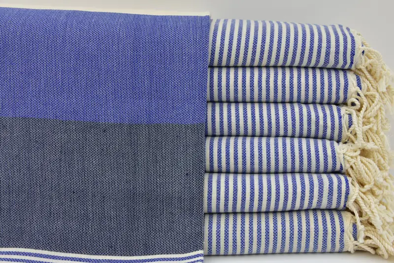 68x40 Cotton Striped Towel, Beach Towel Gift, Embroidered Beach Towel, Lightweight towel, Bridesmaid Gifts, Best Wedding Gift, Gift Boxes Towel - 5
