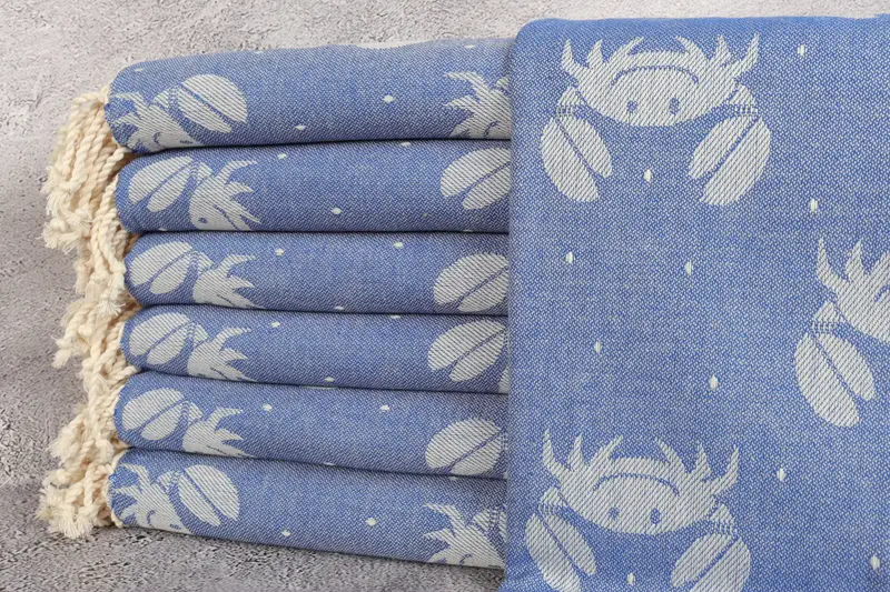 Gift Boxes Towel, Bridesmaid Gift Towel, Personalized Towel, Girls Weekend Getaways Gifts, 68x40 Cotton Crab Design Towel, Soft towel, Wedding Towel - 1