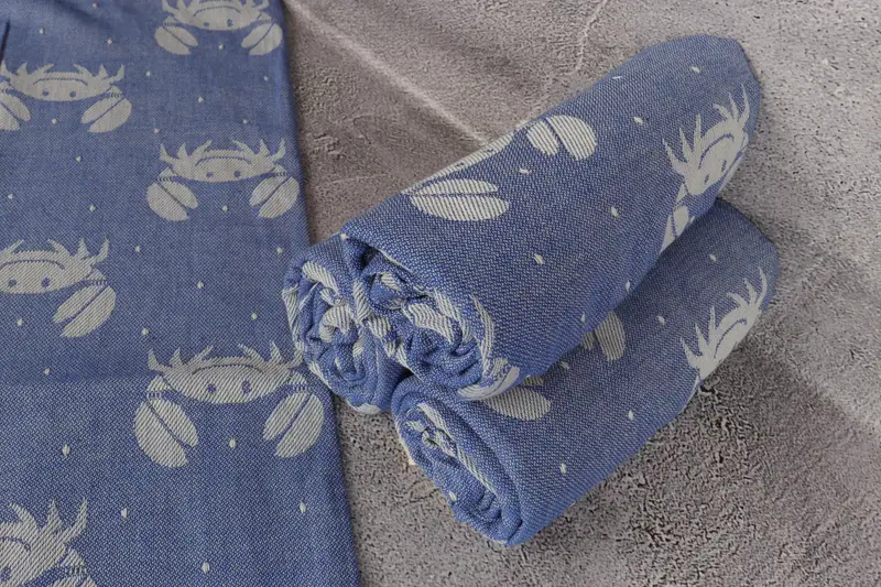 Gift Boxes Towel, Bridesmaid Gift Towel, Personalized Towel, Girls Weekend Getaways Gifts, 68x40 Cotton Crab Design Towel, Soft towel, Wedding Towel - 8