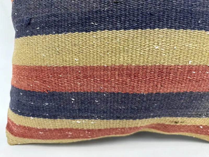 18x18 Beige Pillow Cover, Turkish Pillow, Turkish Rugs Pillow Sham, Cushion, Antique Pillows, Vintage Kilim Pillow, Armchair Pillow Sham - 2