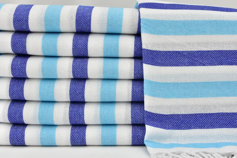Bridal Shower Gift, Handmade Turkish Towel, Turkish Towel USA, 70x40 Cotton Striped Towel, Bachelorette Gifts, Bachelor Party Gifts, Scarf Towel - 6