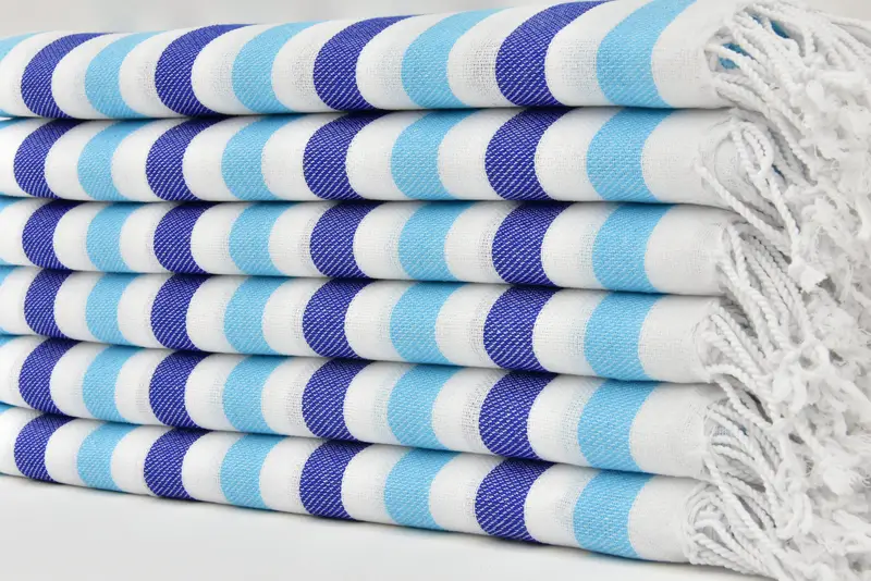 Bridal Shower Gift, Handmade Turkish Towel, Turkish Towel USA, 70x40 Cotton Striped Towel, Bachelorette Gifts, Bachelor Party Gifts, Scarf Towel - 4