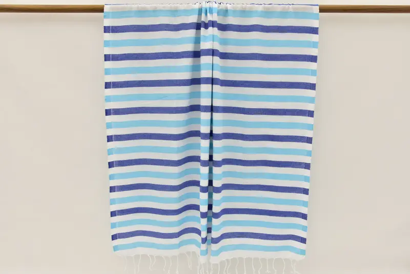 Bridal Shower Gift, Handmade Turkish Towel, Turkish Towel USA, 70x40 Cotton Striped Towel, Bachelorette Gifts, Bachelor Party Gifts, Scarf Towel - 3