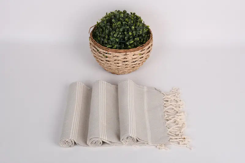 Frohe Weihnachtsgeschenke, Strandthema Hochzeitsgeschenk, Fitnesshandtuch, personalisierte Geschenke, 38x24 Baumwollstreifenhandtuch, Custom Handtuch, Monogramm Handtuch - 8
