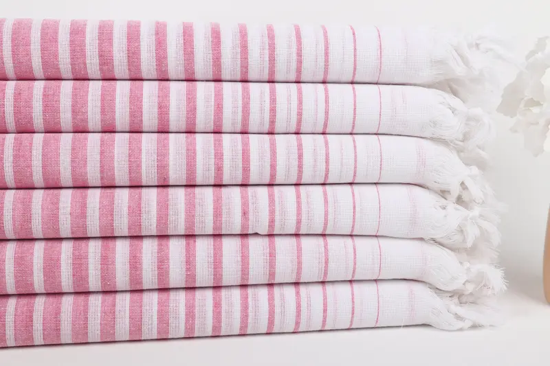 70x40 Cotton Striped Towel, Beach Towel Gift, Bridesmaid Gifts, Custom Wedding Gift From Bridesmaid, Spa Towel, Wedding Favors, Welcome Wedding Gift - 3