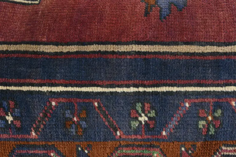 Pillow Case, Vintage Kilim Pillow, Turkish Pillow, 12x48 Red Cushion, Handmade Cushion, Vintage Kilim Throw Pillow, Handmade Pillow Sham - 3