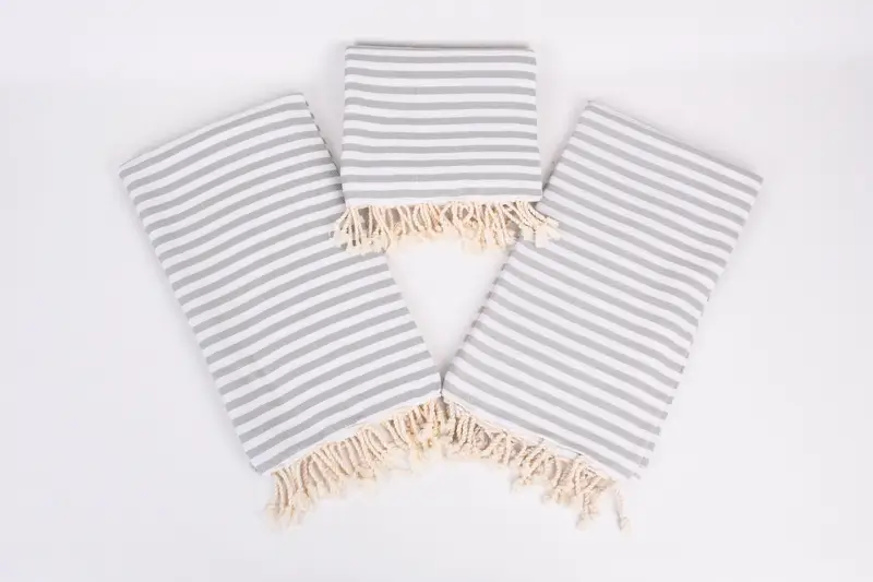 Custom Beach Towel, Vegas Bachelorette Party Favors, Lightweight towel, 70x40 Cotton Striped Towel, Wedding Day Gift For Bride, Wedding Favors - 6