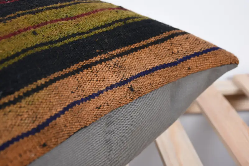 Decorative Cushion, Oriental Cushion, Throw Kilim Pillow, Kilim Cushion Sham, Kilim Pillow, Anatolian Pillow Case, Pillow Sham, 20x20 Red Pillow - 7