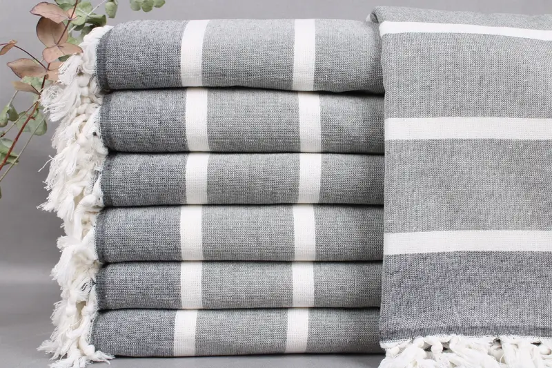 Wholesale Khaki Green Peshtemal Towel, 40x67 Inches