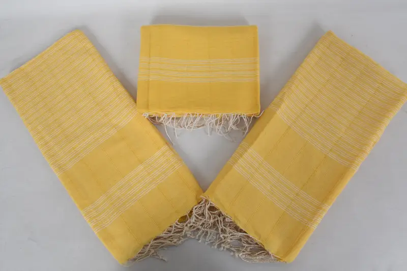 Best Beach Towel, Gift For Him, Handwoven Turkish Towel, Birthday Gift, Personalized Beach Towel, 70x40 Cotton Striped Towel, Housewarming Gift - 8