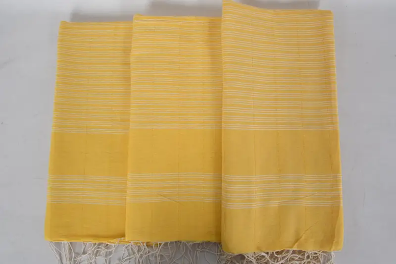 Best Beach Towel, Gift For Him, Handwoven Turkish Towel, Birthday Gift, Personalized Beach Towel, 70x40 Cotton Striped Towel, Housewarming Gift - 3