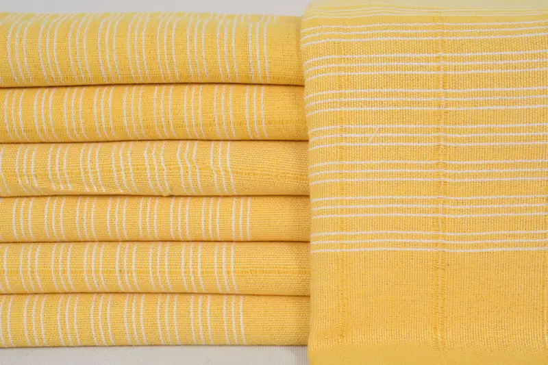 Best Beach Towel, Gift For Him, Handwoven Turkish Towel, Birthday Gift, Personalized Beach Towel, 70x40 Cotton Striped Towel, Housewarming Gift - 1