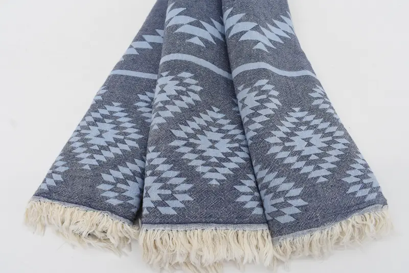 70x36 Cotton Kilim Towel, Monogrammed Beach Towel, Mother Of The Groom Gift, Lightweight towel, Bridesmaid Gift Towel, Eco-Friendly Turkish Towel - 3