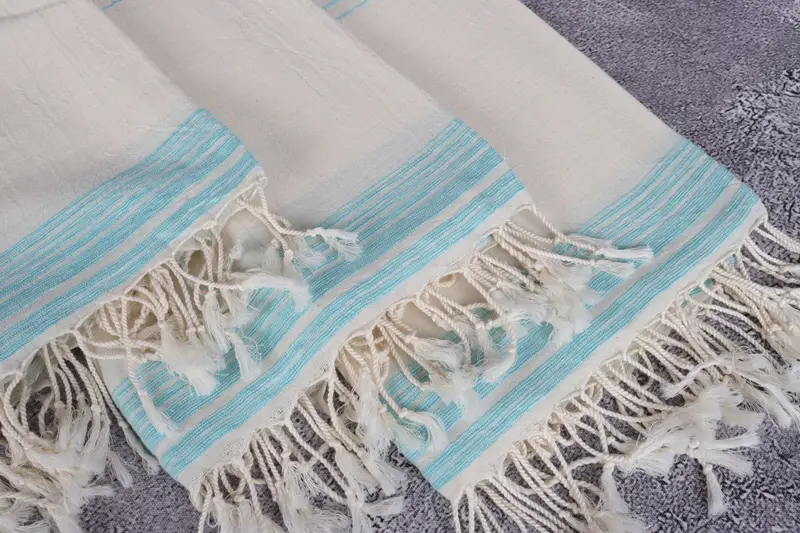 68x36 Cotton Striped Towel, Bachelorette Party Favor, Gym Towel, Personalized Gift, Hammam towel, First Wedding Anniversary Gift, Bridesmaid Gifts - 5