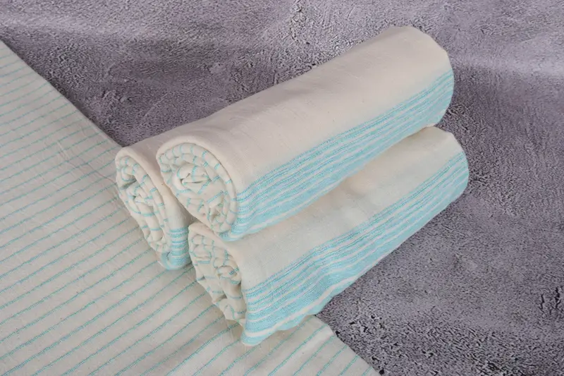68x36 Cotton Striped Towel, Bachelorette Party Favor, Gym Towel, Personalized Gift, Hammam towel, First Wedding Anniversary Gift, Bridesmaid Gifts - 7