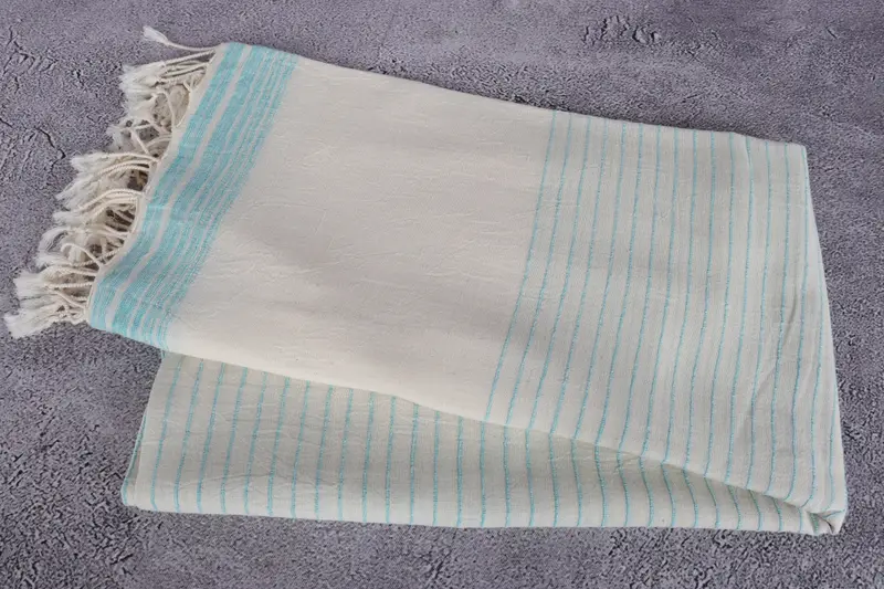68x36 Cotton Striped Towel, Bachelorette Party Favor, Gym Towel, Personalized Gift, Hammam towel, First Wedding Anniversary Gift, Bridesmaid Gifts - 6