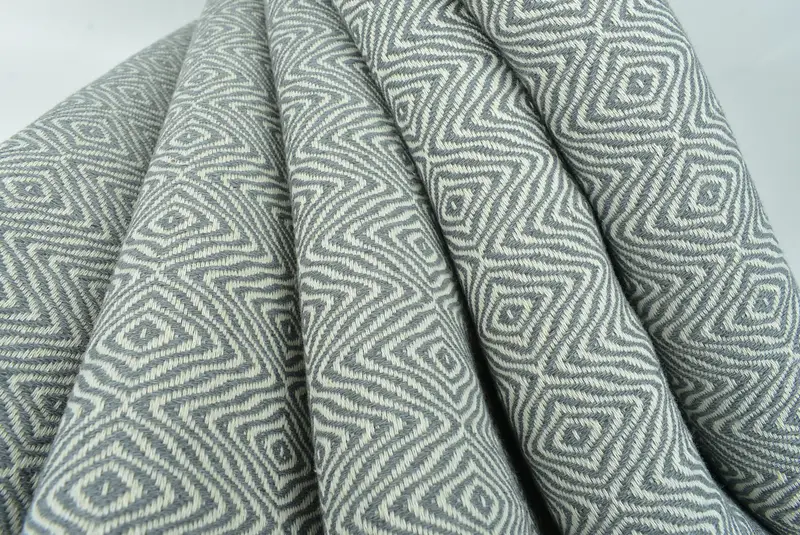 Custom Wedding Gift, Turkish Towel Set, 70x40 Cotton Zigzag Diamond Towel, Absorbent Turkish towel, Wedding Gift, Wedding Shower Gift, Organic Towel - 5