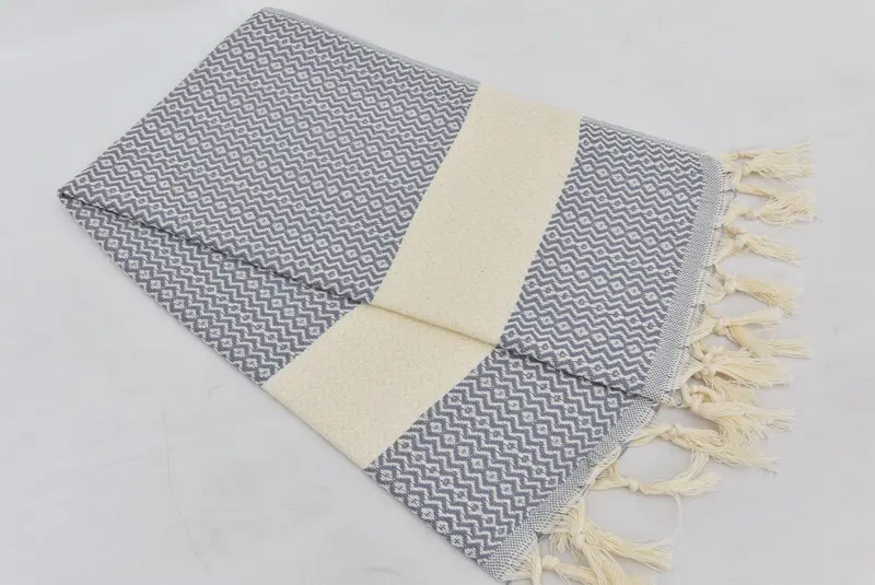 Kişiselleştirilmiş Hediyeler, Anıt Hediyesi, 36x18 Pamuk Zikzag Havlu, Türk Çay Havlusu, Monogram Türk Banyo Havlusu, Monogramlı El Havlusu, El Yapımı Hediye - 7