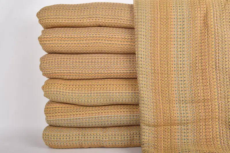 Shower Curtain, Monogram Blanket, 90x88 Cotton Colorful Diamond Towel, Bachelorette Gifts, Gift For Wedding Day, Memorial Gift, Woven Throw Blanket - 2