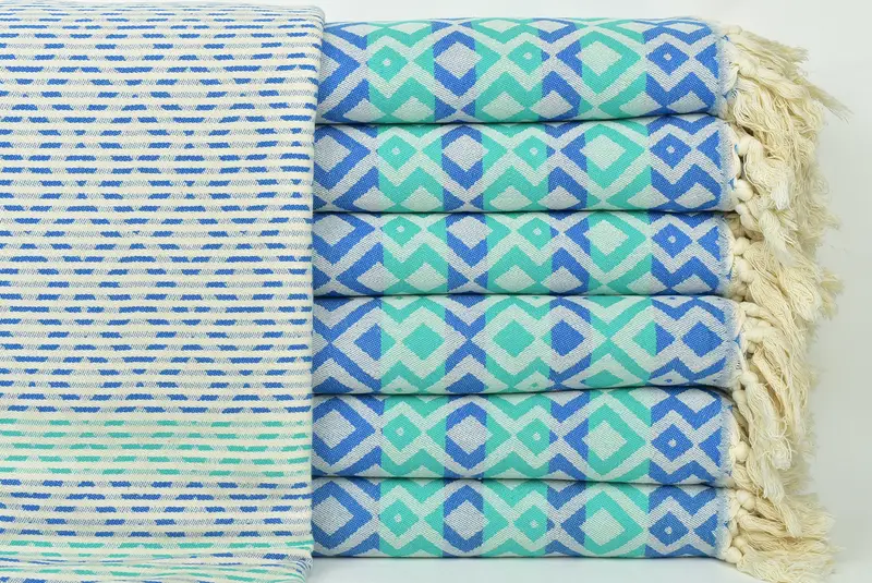 Bridesmaid Gift, Best Wedding Gift, 70x40 Cotton Diamond Towel, Turkish bath towel, Halloween Gifts, Large Turkish Towel, Girls Weekend Favors - 2