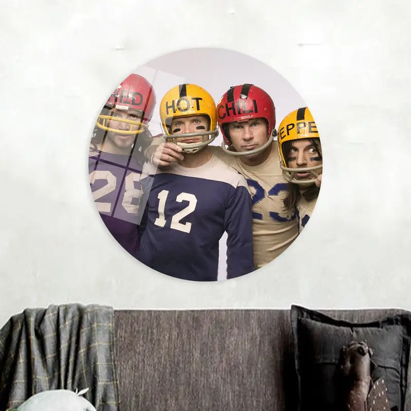 Motivierender Funk-Punk-Metal-Musik-Helmköpfe-Leinwanddruck