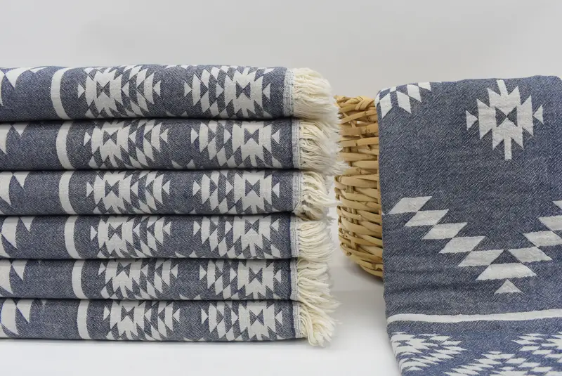 Toalla turca personalizada, toalla de baño, toalla de verano, ideas de regalos de boda, regalo para él, toalla de kilim de algodón 70x36, toalla de playa turca personalizada - 1