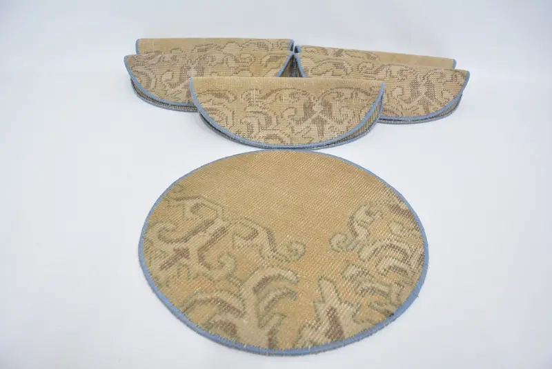 ボヘミアン ベージュ & ブロンズ プレースマット、35 インチ ボヘミアン スタイル プレースマット