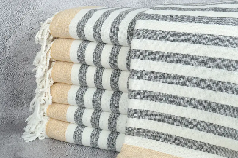 Maid Of Honor Gift, Personalized Gifts, 68x40 Cotton Striped Terry Towel, Home Decor Gifts, Pool Towels, Sand-resistant towel, Girls Weekend Favors - 1