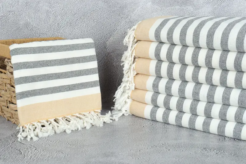 Maid Of Honor Gift, Personalized Gifts, 68x40 Cotton Striped Terry Towel, Home Decor Gifts, Pool Towels, Sand-resistant towel, Girls Weekend Favors - 3