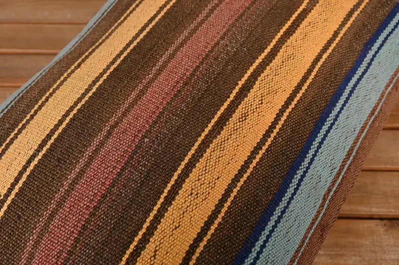 Home Decor Pillow, Vintage Kilim Pillow, 16x24 Yellow Pillow Sham, Accent Pillow Sham, Vintage Throw Cushion Case, Pillow Cover, Kilim Pillow - 3