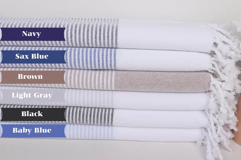 Spa Towel, Monogram Beach Towel, Bachelor Bachelorette Party Favors, Personalized Wedding Gift, 70x36 Cotton Striped Towel, Bachelor Party Favors - 2