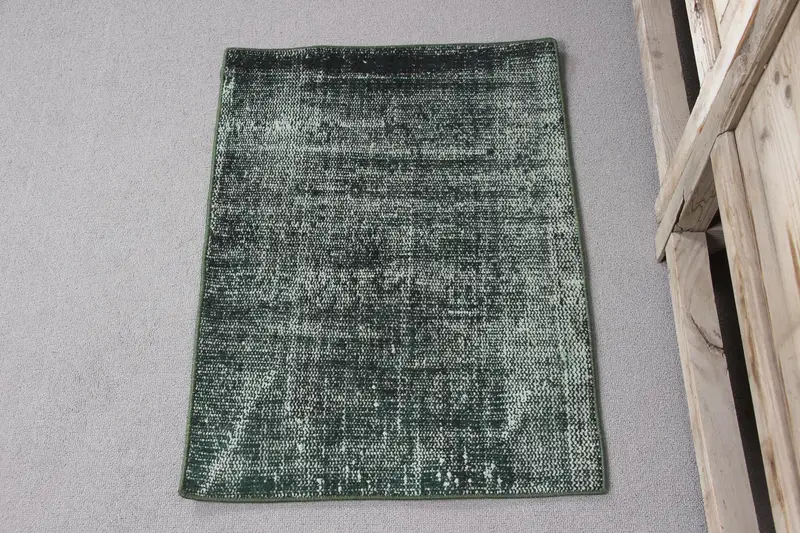 Green Camouflage Rug, 1,7x2,3 ft Chic Decor