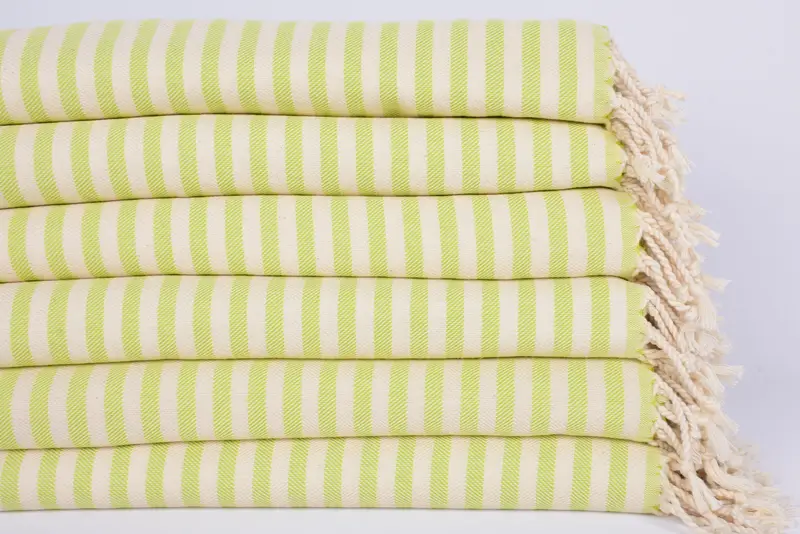 Travel Towel, Personalized Gift, Turkish Towel Hand Towel, 40x24 Cotton Striped Towel, Organic Tea Towel, Small Bath Towels, Wedding Gift For Bride - 3