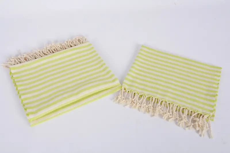 Travel Towel, Personalized Gift, Turkish Towel Hand Towel, 40x24 Cotton Striped Towel, Organic Tea Towel, Small Bath Towels, Wedding Gift For Bride - 6