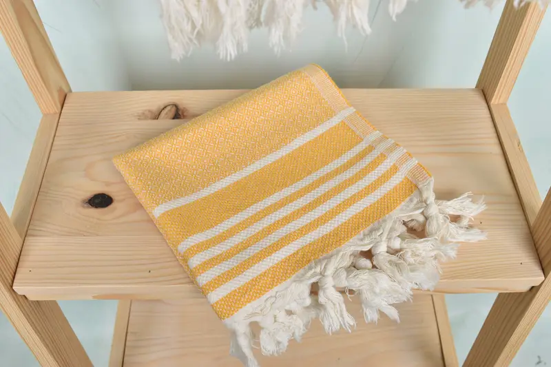 Monogrammed Hand Towel, Beach Wedding Favor, 32x16 Cotton Diamond Towel, House Warming Gift, Small Bath Towels, Wedding Favors, Custom Name Towel - 5