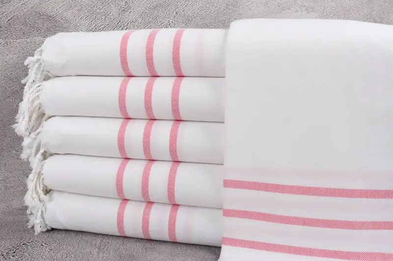 Bridesmaid Gifts, Handmade Gift, Best Friend Gift Ideas, Absorbent Turkish towel, Scarf Towel, Luxury Turkish Bath Towel, 70x40 Cotton Striped Towel - 1