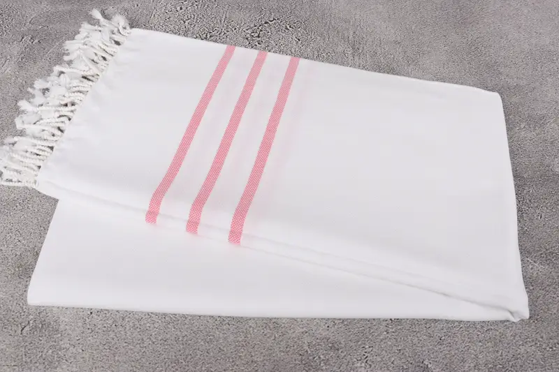Bridesmaid Gifts, Handmade Gift, Best Friend Gift Ideas, Absorbent Turkish towel, Scarf Towel, Luxury Turkish Bath Towel, 70x40 Cotton Striped Towel - 6