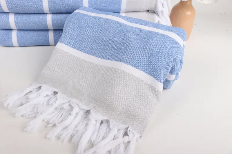 68x40 Cotton Striped Terry Towel, Handmade Gift, Bridal Party Gifts, Absorbent Turkish towel, Custom Wedding Gift From Bridesmaid, Bachelor Gifts - 4